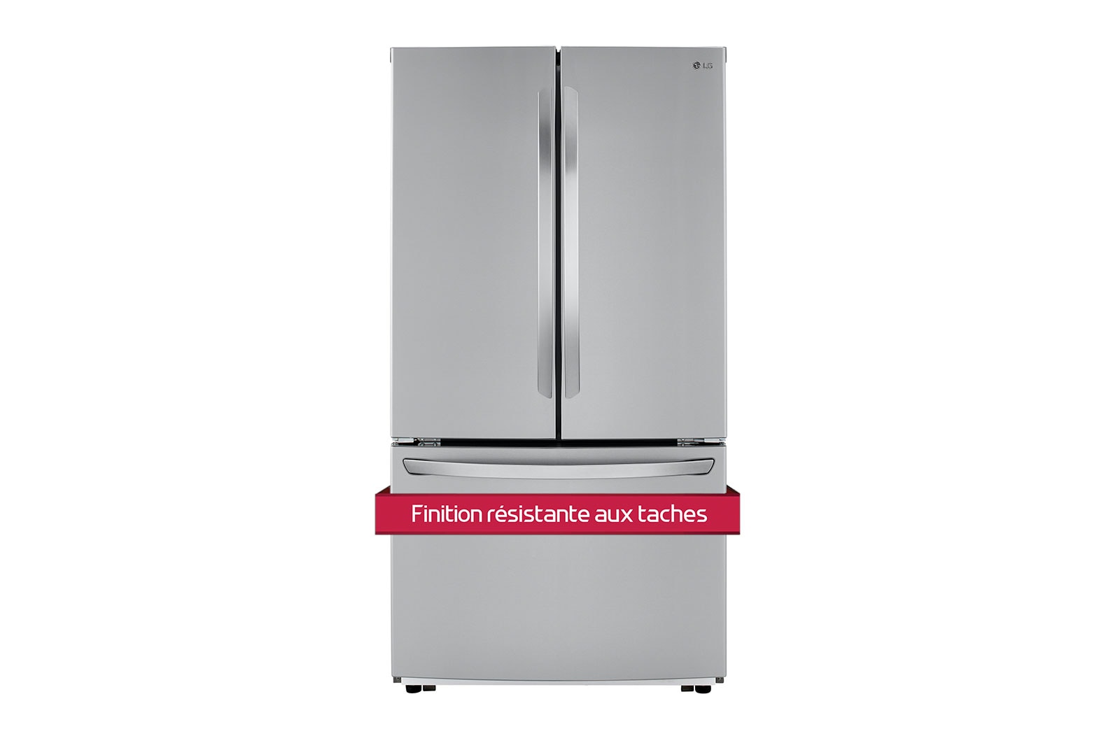 LG 23 pi³ Réfrigérateur à profondeur de comptoir avec porte à deux battants, LFCC22426S