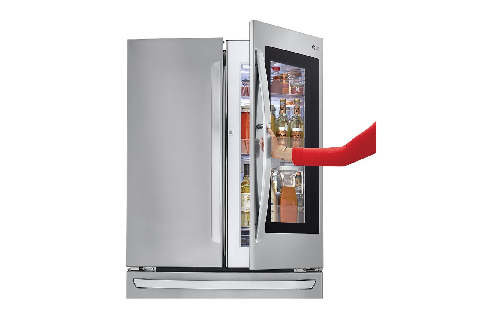 LG Réfrigérateur de 23 po à profondeur de comptoir avec Porte dans la porte<sup>MD</sup> et technologie InstaView<sup>MC</sup>, LFCC23596S