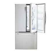 LG Réfrigérateur avec porte à deux battants, Porte dans la porte<sup>MC</sup> , 33 pouces, 25 pi 3 , LFCS25663S