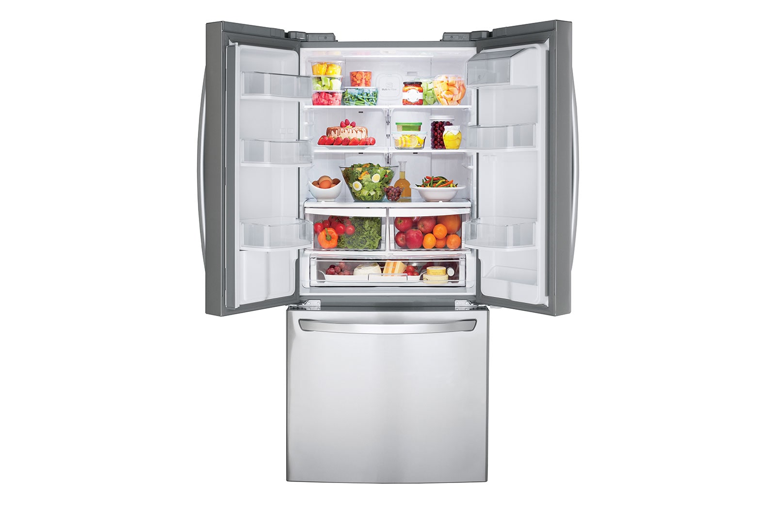 LG Réfrigérateur de 30 po d’une capacité de 22 pi3 avec porte à deux battants et distributeur externe d'eau, LFD22716ST