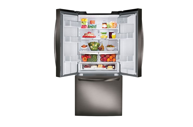LG Réfrigérateur de 30 po d’une capacité de 22 pi<sup>3</sup>, doté d’une porte à deux battants et d’un distributeur d’eau, LFD22786SD