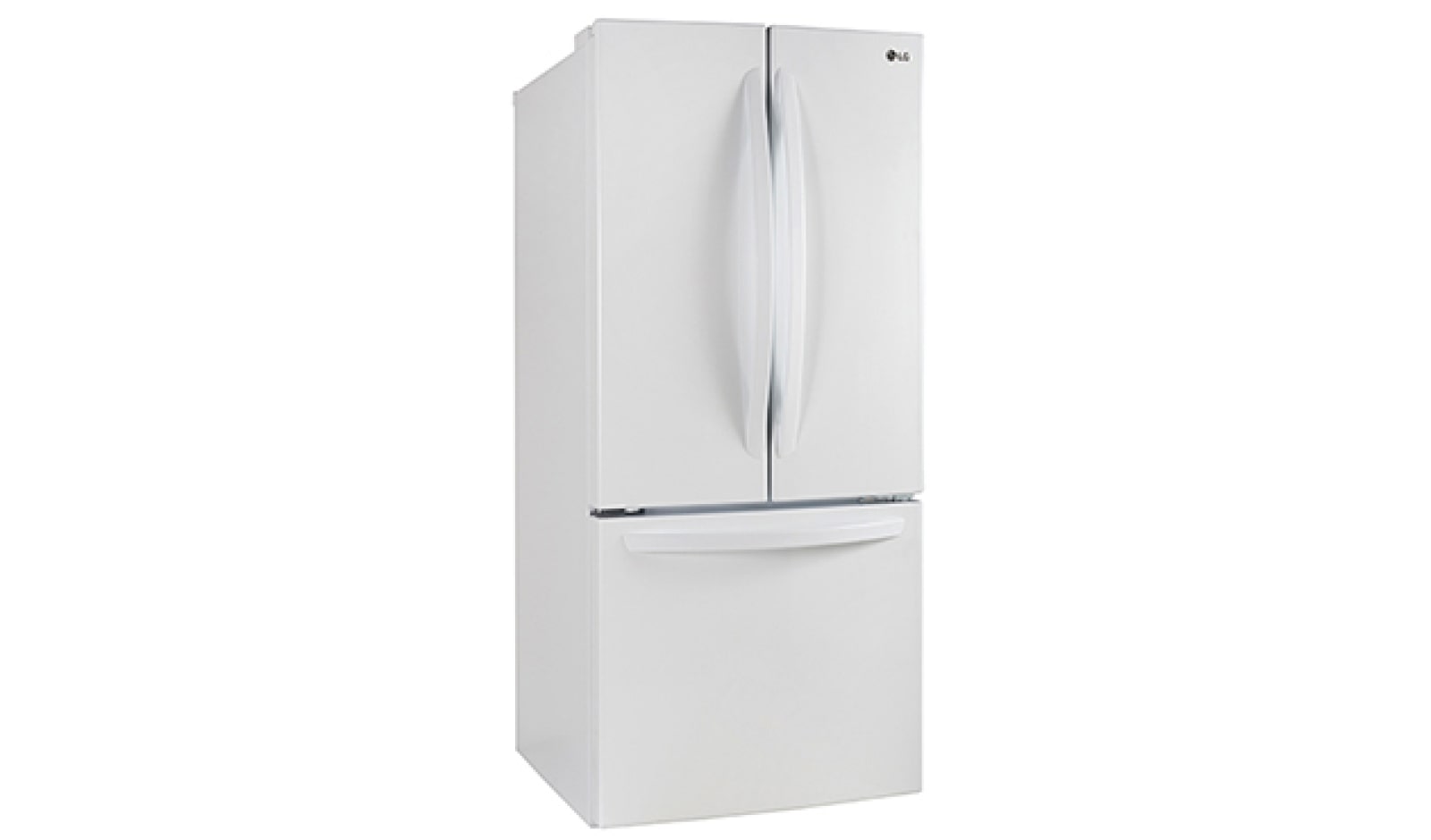 LG Réfrigérateur d'une capacité de 22 pi3 doté de trois portes, dont une porte à deux battants, LFNS22520W