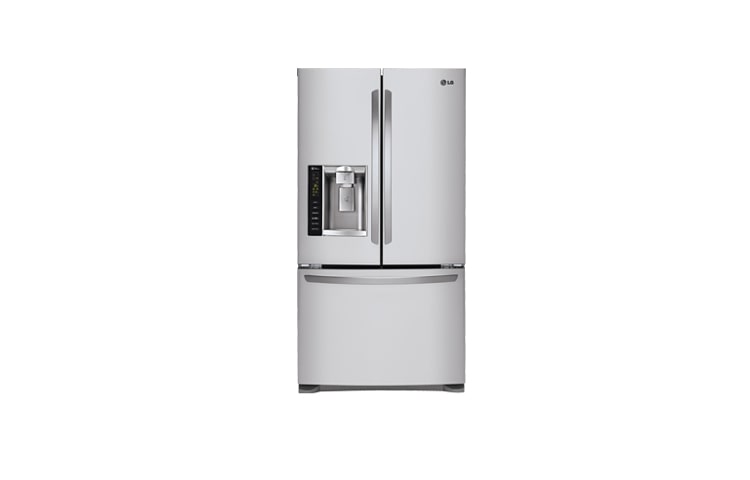 Vue avant de Réfrigérateur de 36 po d’une capacité de 24,7 pi 3 avec porte à deux battants et compresseur linéaire LFX25974ST