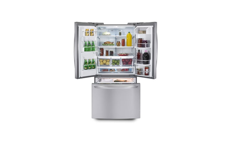 LG Élégant réfrigérateur 3 portes avec porte à deux battants de grande capacité (24,9 pi 3 ), LFX25978ST