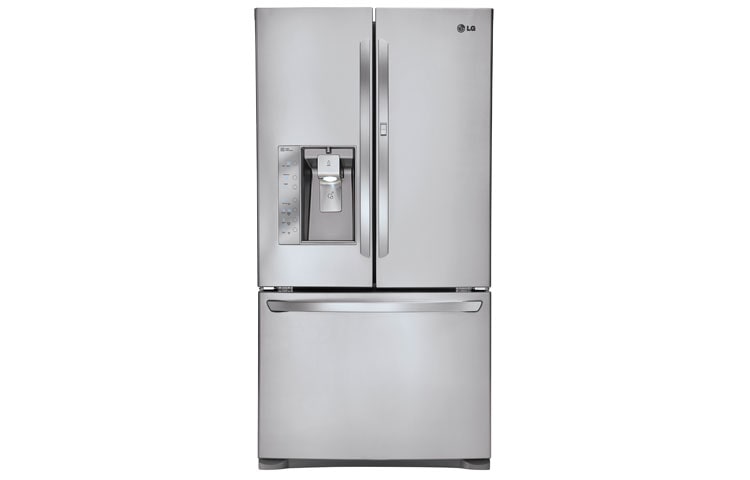 LG Réfrigérateur à profondeur de comptoir de 36 po d’une capacité de 25 pi 3 avec porte à deux battants et porte dans la porte, LFX25992ST
