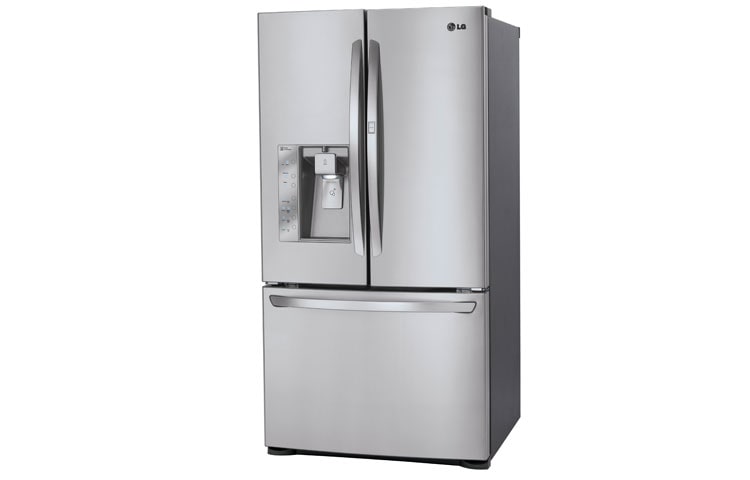 LG Réfrigérateur à profondeur de comptoir de 36 po d’une capacité de 25 pi 3 avec porte à deux battants et porte dans la porte, LFX25992ST
