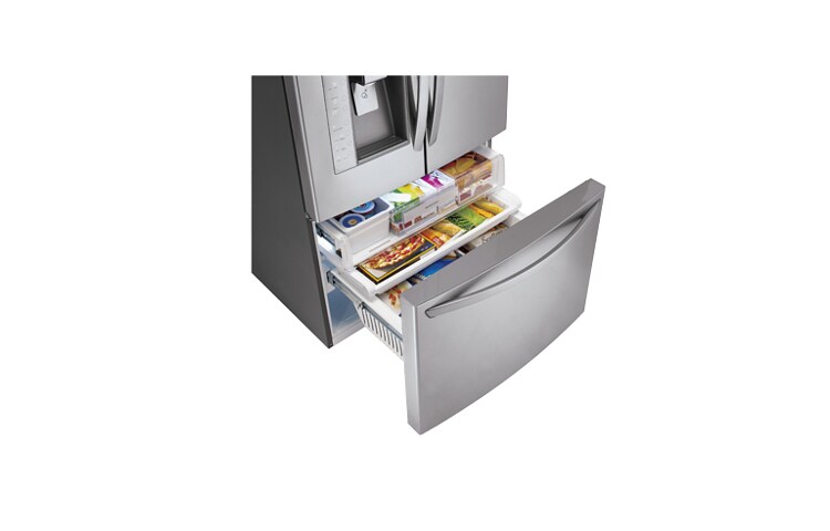 LG Réfrigérateur 3 portes de 36 po à super grande capacité de 30,5 pi 3 avec porte dans la porte, LFX31945ST
