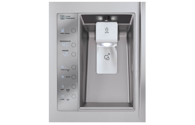 LG Réfrigérateur de 36 po d’une hyper capacité de 32,5 pi 3 avec porte à deux battants et Slim SpacePlus MC , LFX33975ST