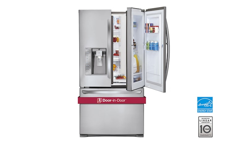 LG Réfrigérateur avec porte à deux battants à PROFONDEUR DE COMPTOIR, 36 pouces, 24 pi 3 , LFXC24766S