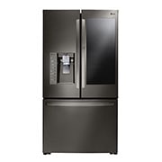 LG Réfrigérateur de 36 po à profondeur de comptoir, d’une capacité de 24 pi<sup>3</sup>, en acier inoxydable noir et doté d’une porte à deux battants avec Porte dans la porte<sup>MD</sup> et technologie InstaView<sup>MC</sup>, LFXC24796D