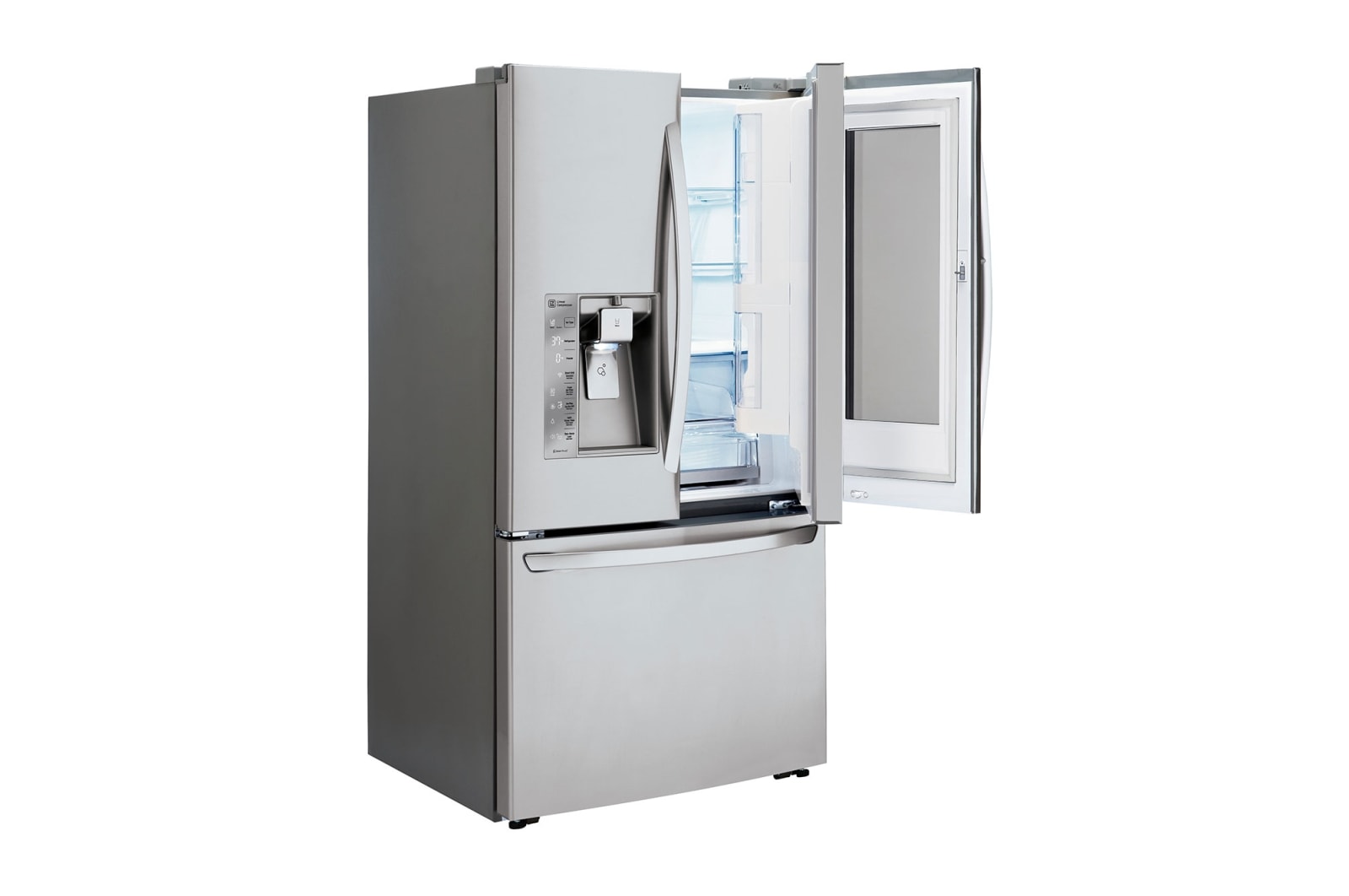 LG Réfrigérateur de 36 po avec porte à deux battants et profondeur de comptoir, InstaView<sup>MC</sup> et Porte dans la porte<sup>MD</sup>,  24 pi3, LFXC24796S
