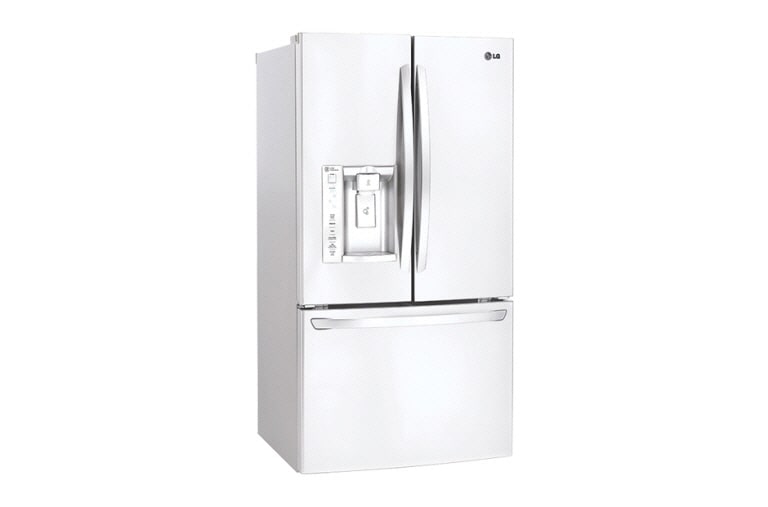 LG Réfrigérateur avec porte à deux battants de 24,2 pi3 , 33 po, LFXS24623W