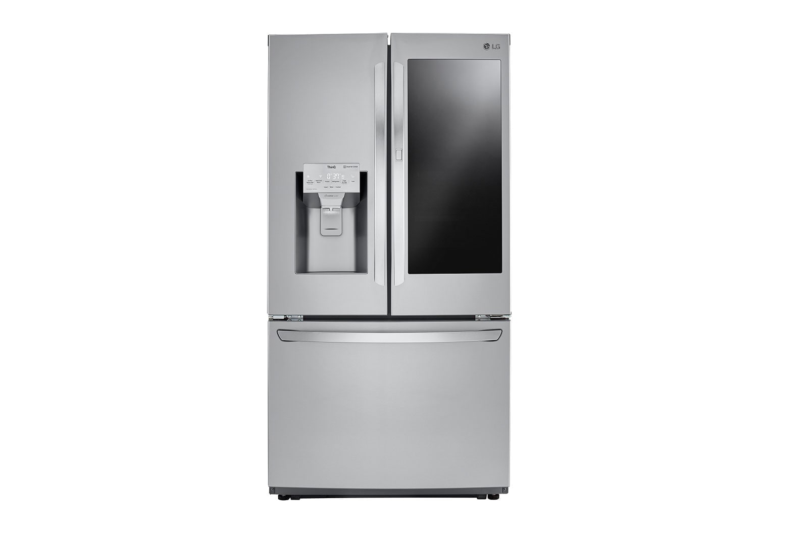LG Réfrigérateur intelligent de 26 pi³ avec Wi-Fi, Porte dans la porte<sup>MD</sup> et technologie InstaView<sup>MC</sup>, LFXS26596S