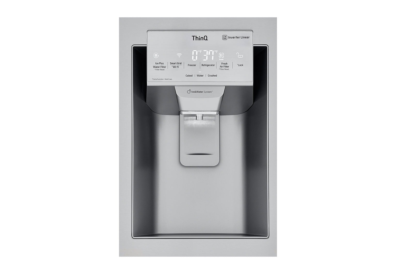 LG Réfrigérateur intelligent de 26 pi³ avec Wi-Fi, Porte dans la porte<sup>MD</sup> et technologie InstaView<sup>MC</sup>, LFXS26596S