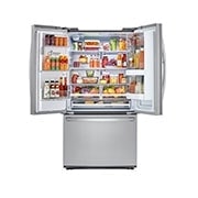 LG Réfrigérateur intelligent de 26 pi³ avec Wi-Fi, Porte dans la porte<sup>MD</sup> et technologie InstaView<sup>MC</sup>, LFXS26596S