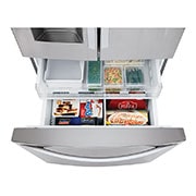 Freezer Door Opened Top View