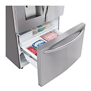 Left Angled Freezer Door Opened View