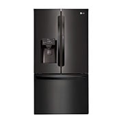 LG Réfrigérateur noir mat de 36 po d'une capacité de 28 pi3 avec porte à deux battants et de la technologie Porte dans la porte<sup>MD</sup>, LFXS28566M