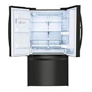 LG Réfrigérateur noir mat de 36 po d'une capacité de 28 pi3 avec porte à deux battants et de la technologie Porte dans la porte<sup>MD</sup>, LFXS28566M