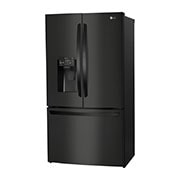 LG Réfrigérateur noir mat de 36 po d'une capacité de 28 pi3 avec porte à deux battants et de la technologie Porte dans la porte<sup>MD</sup>, LFXS28566M