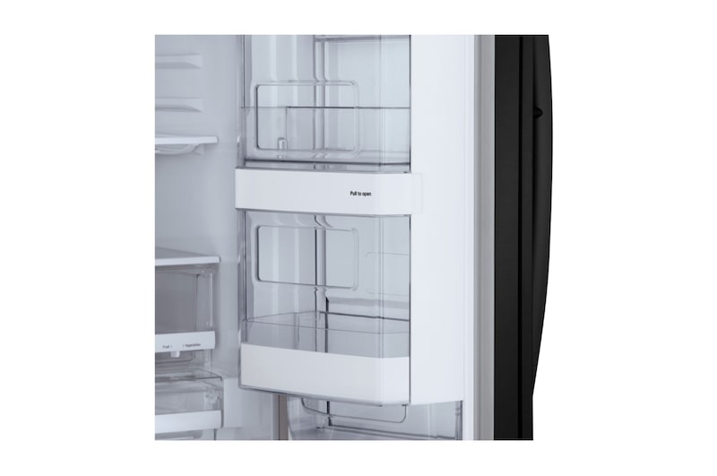 LG Réfrigérateur noir mat de 36 po d'une capacité de 28 pi3 avec porte à deux battants et de la technologie Porte dans la porte<sup>MD</sup>, LFXS28566M
