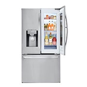 LG Réfrigérateur de 36 po d’une capacité de 28 pi³ résistant aux taches, avec InstaView<sup>MD</sup> Porte dans la porte<sup>MD</sup> et connectivité Wi-Fi, LFXS28596S