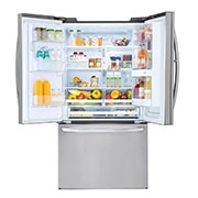 LG Réfrigérateur de 36 po d’une capacité de 28 pi³ résistant aux taches, avec InstaView<sup>MD</sup> Porte dans la porte<sup>MD</sup> et connectivité Wi-Fi, LFXS28596S