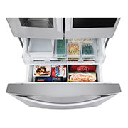 LG Réfrigérateur de 36 po d’une capacité de 28 pi³ résistant aux taches, avec InstaView<sup>MD</sup> Porte dans la porte<sup>MD</sup> et connectivité Wi-Fi, LFXS28596S