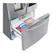 LG Réfrigérateur de 36 po d’une capacité de 28 pi³ résistant aux taches, avec InstaView<sup>MD</sup> Porte dans la porte<sup>MD</sup> et connectivité Wi-Fi, LFXS28596S
