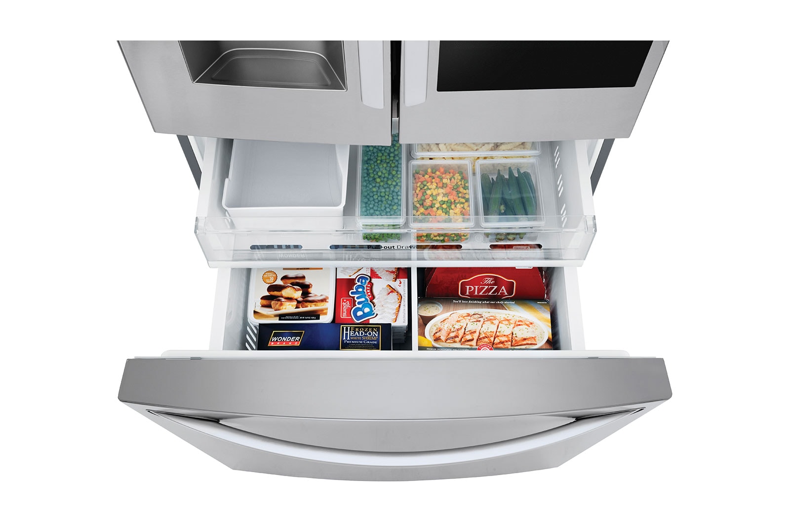 LG Réfrigérateur de 36 po d’une capacité de 28 pi³ résistant aux taches, avec InstaView<sup>MD</sup> Porte dans la porte<sup>MD</sup> et connectivité Wi-Fi, LFXS28596S