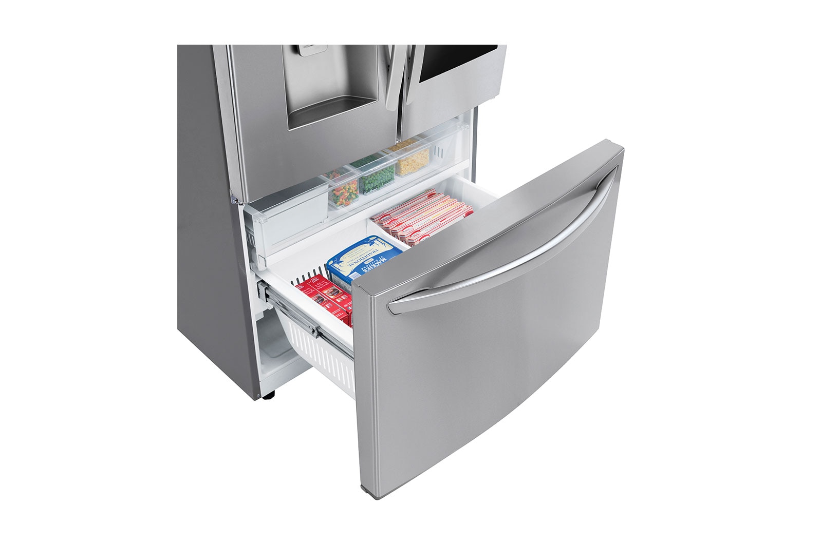LG Réfrigérateur de 36 po d’une capacité de 28 pi³ résistant aux taches, avec InstaView<sup>MD</sup> Porte dans la porte<sup>MD</sup> et connectivité Wi-Fi, LFXS28596S