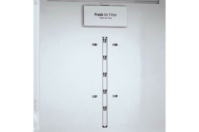 LG Réfrigérateur de 28 pi3 doté de 3 portes, dont une porte à deux battants, de la gamme en acier inoxydable noir de LG, LFXS28968D