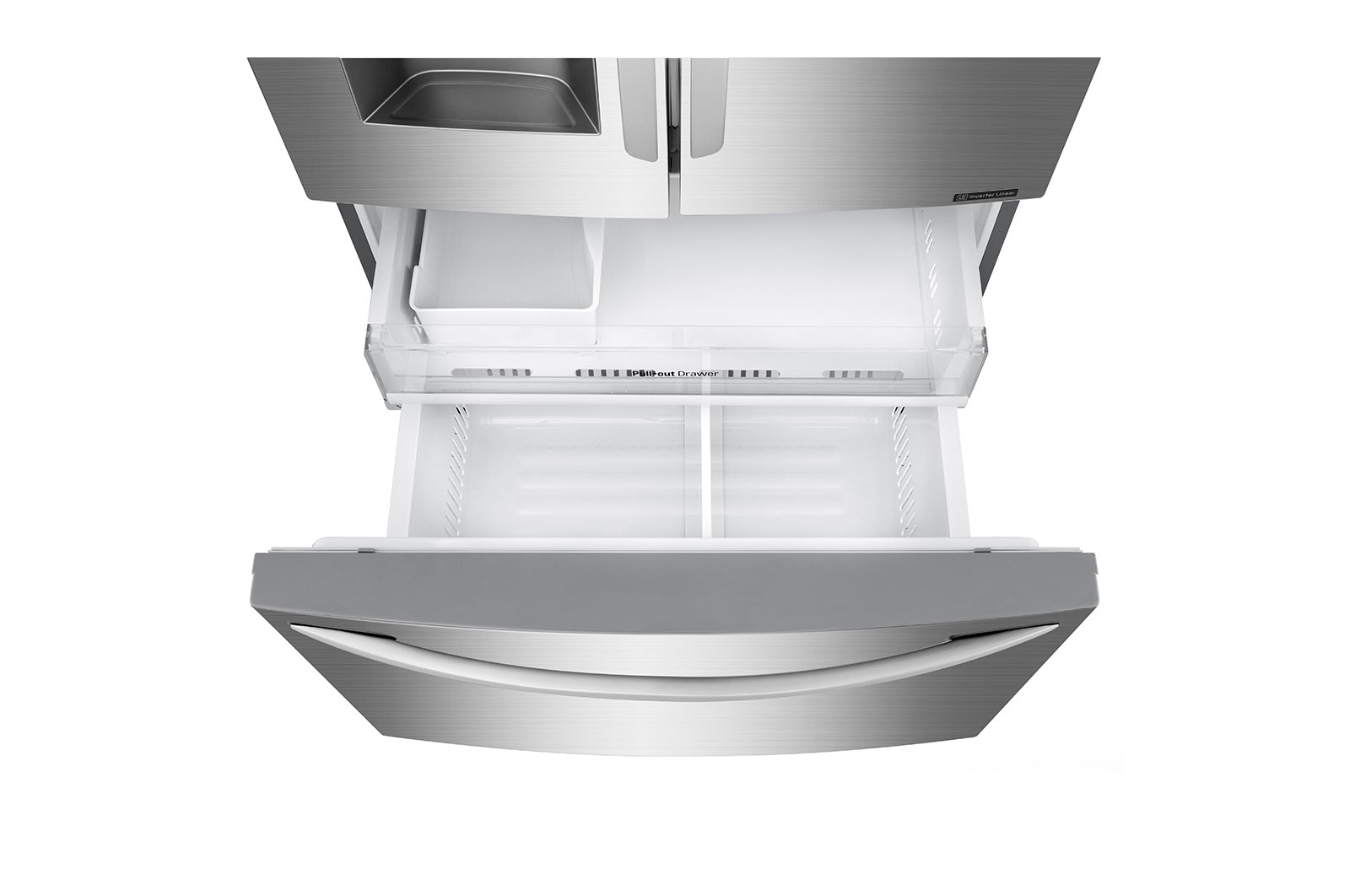LG Réfrigérateur de 28 pi3 doté de trois portes, dont une porte à deux battants, LFXS28968S