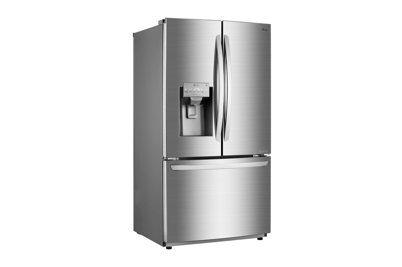 LG Réfrigérateur de 28 pi3 doté de trois portes, dont une porte à deux battants, LFXS28968S