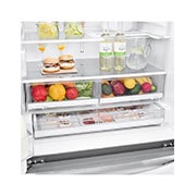 LG Réfrigérateur de 28 pi3 doté de trois portes, dont une porte à deux battants, LFXS28968S