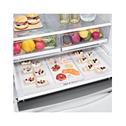 LG Réfrigérateur de 28 pi3 doté de trois portes, dont une porte à deux battants, LFXS28968S