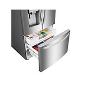 LG Réfrigérateur de 28 pi3 doté de trois portes, dont une porte à deux battants, LFXS28968S