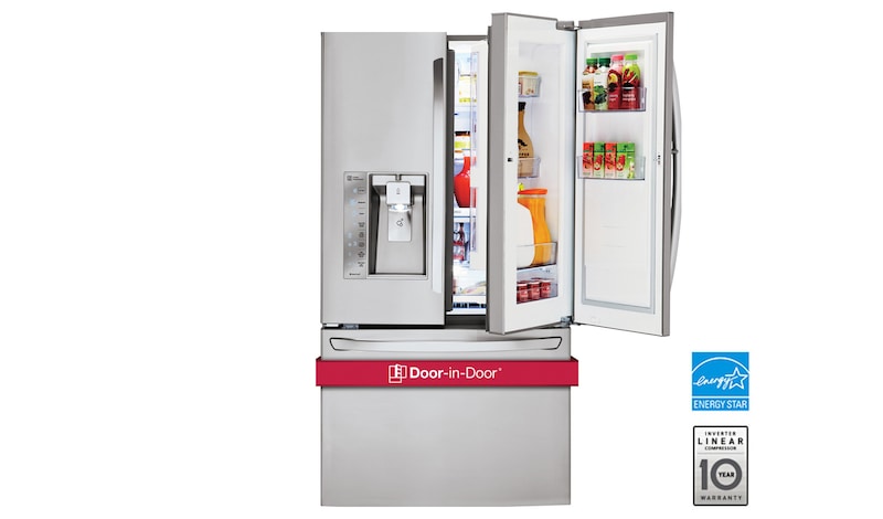 LG Réfrigérateur avec porte à deux battants, porte dans la porte MC 36 pouces, 30 pi 3 , LFXS30766S