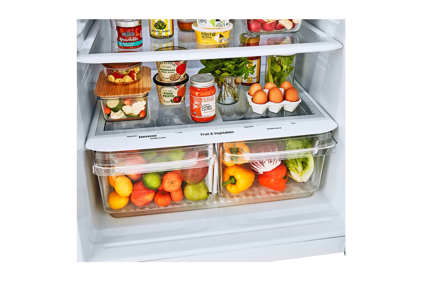 Crisper Bin Filled view