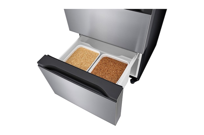 Bottom Door Opened with Cereals