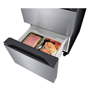 Bottom Door Opened with Meat