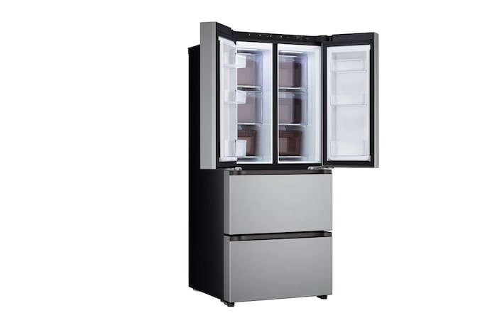 Left side view with top doors open 1