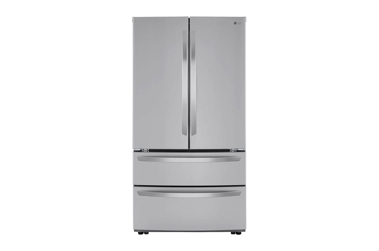Vue avant de Réfrigérateur à profondeur de comptoir de 36 po à 4 portes avec distributeur d’eau intégré et Smart Cooling<sup>MC</sup> Plus LMWC23626S
