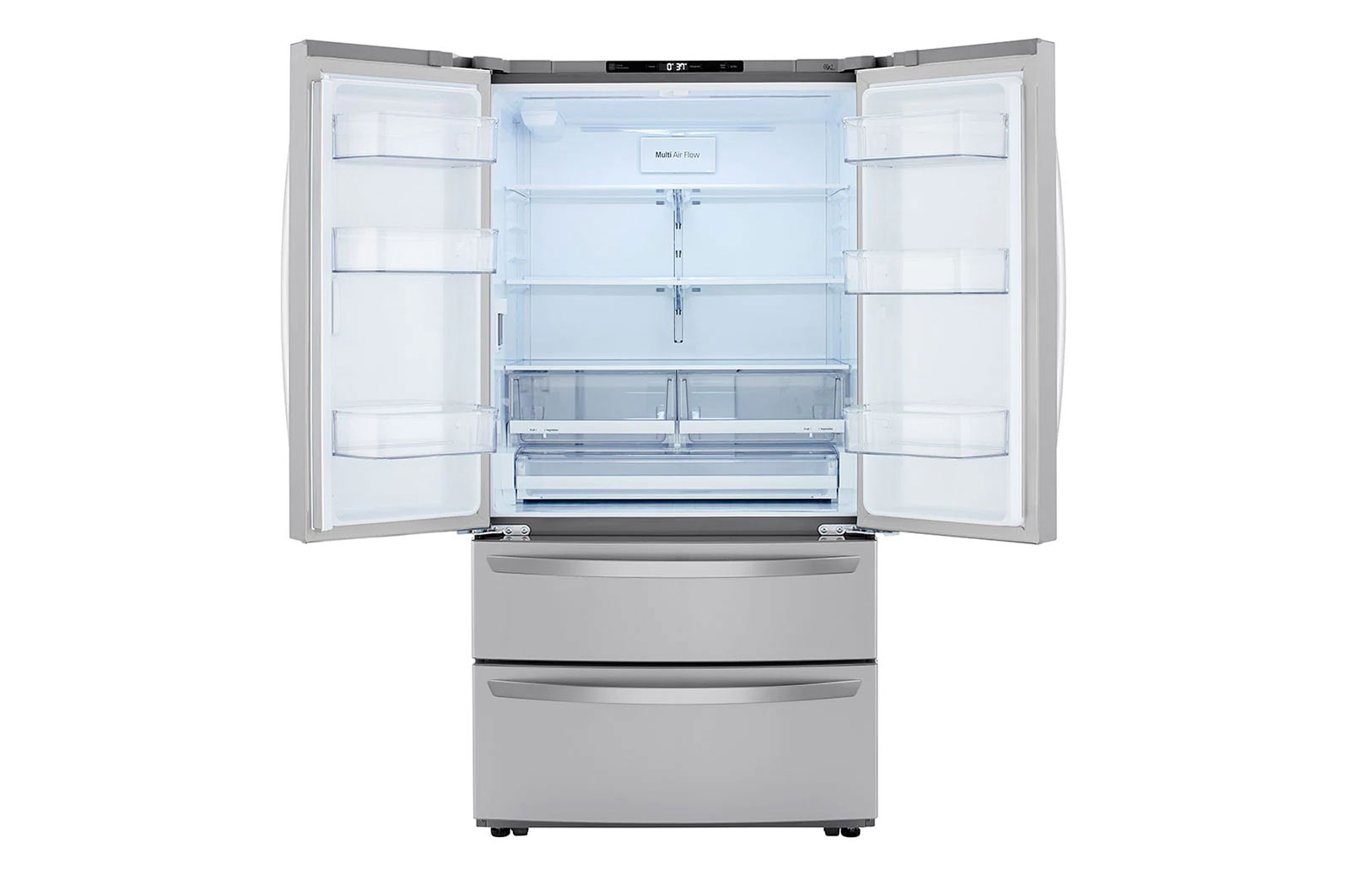 LG Réfrigérateur à profondeur de comptoir de 36 po à 4 portes avec distributeur d’eau intégré et Smart Cooling<sup>MC</sup> Plus, LMWC23626S