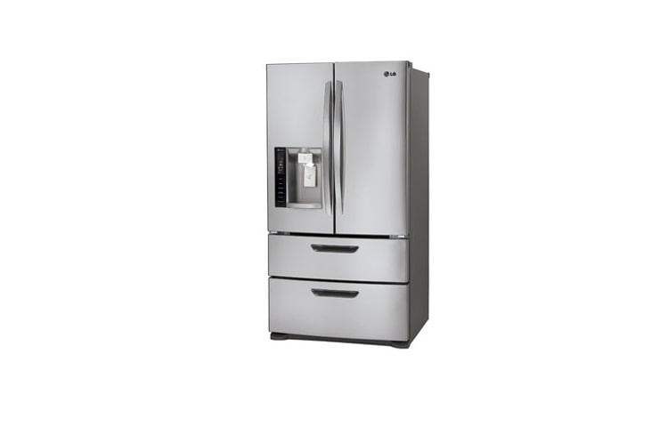 LG Le réfrigérateur 4 portes avec porte à deux battants et compresseur linéaire de 24,7 pi3, LMX25986ST