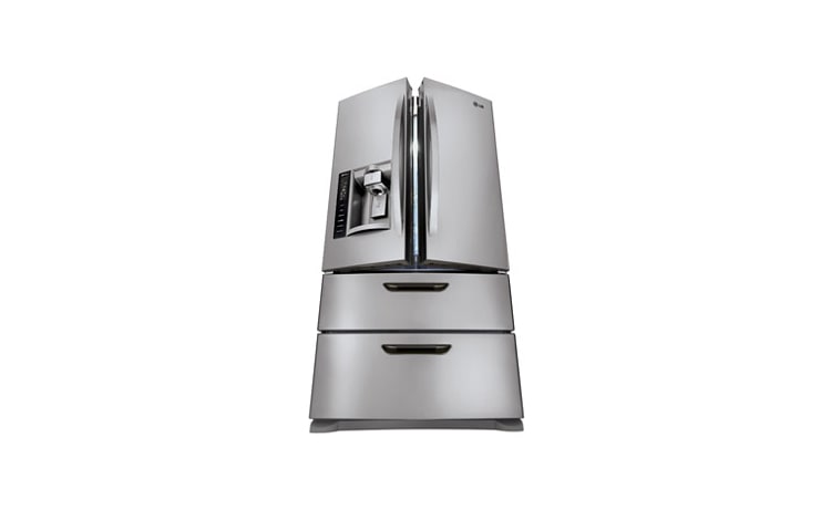 LG Le réfrigérateur 4 portes avec porte à deux battants et compresseur linéaire de 24,7 pi3, LMX25986ST