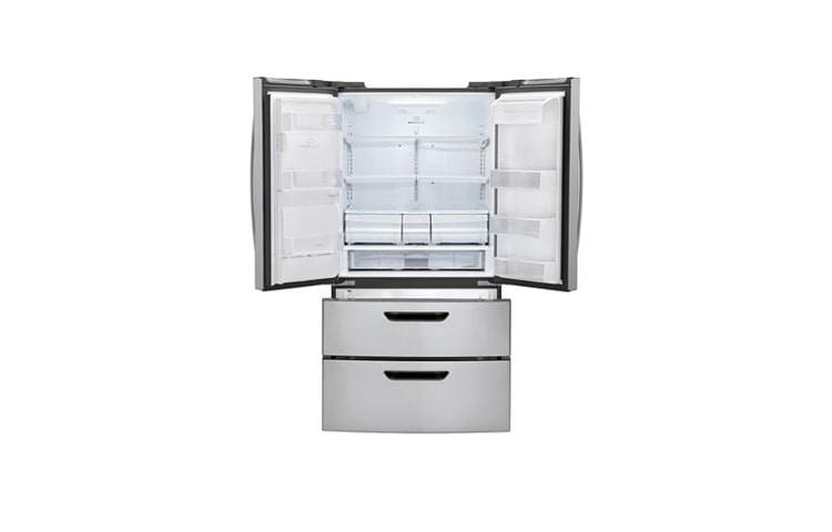 LG Le réfrigérateur 4 portes avec porte à deux battants et compresseur linéaire de 24,7 pi3, LMX25986ST