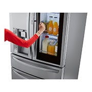 LG Réfrigérateur de 36 po d’une capacité de 30 pi<sup>3</sup>, doté d’une porte à deux battants avec Porte dans la porte<sup>MD</sup> et technologie InstaView<sup>MC</sup>, LMXS30796S