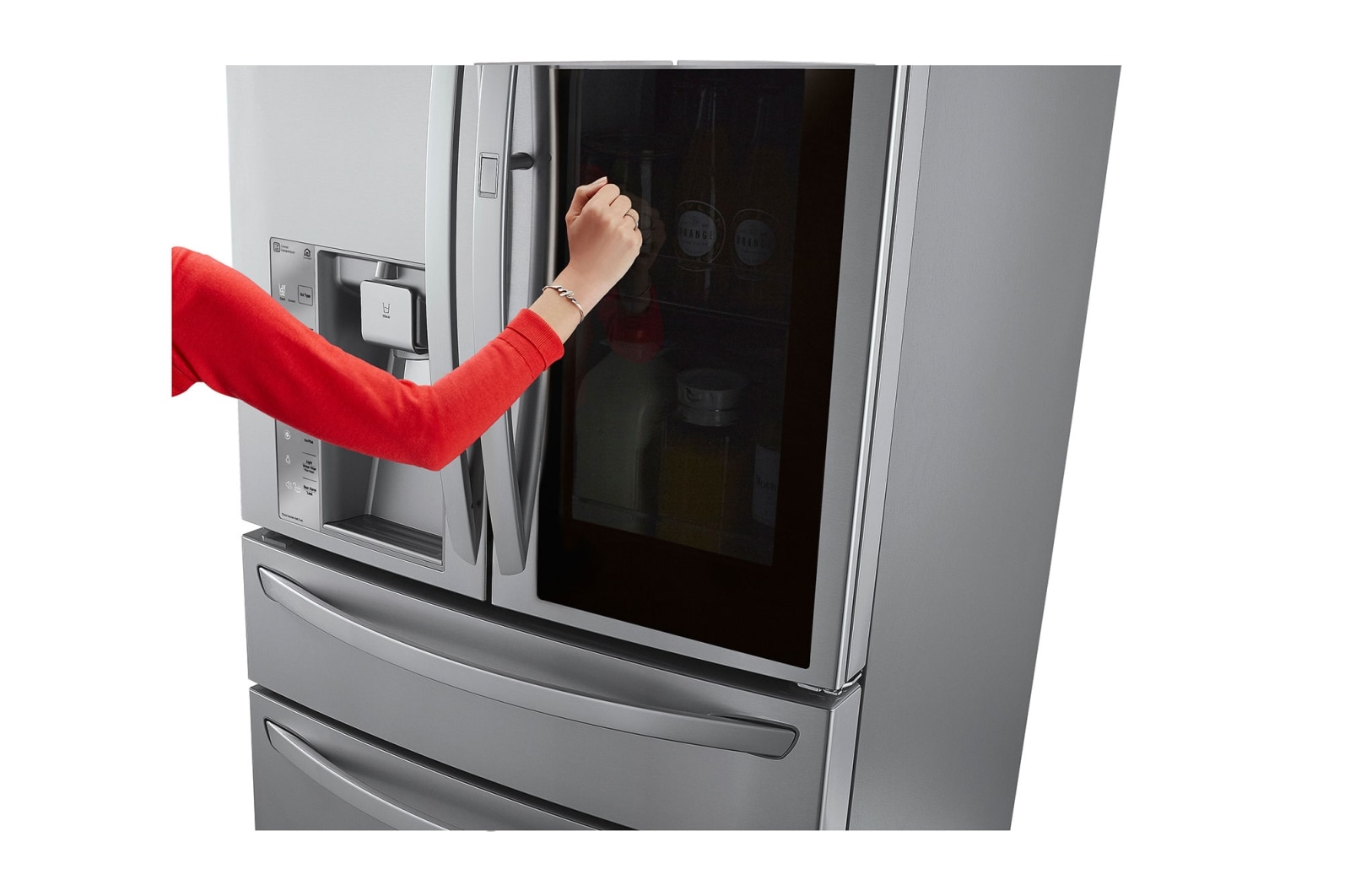 LG Réfrigérateur de 36 po d’une capacité de 30 pi<sup>3</sup>, doté d’une porte à deux battants avec Porte dans la porte<sup>MD</sup> et technologie InstaView<sup>MC</sup>, LMXS30796S