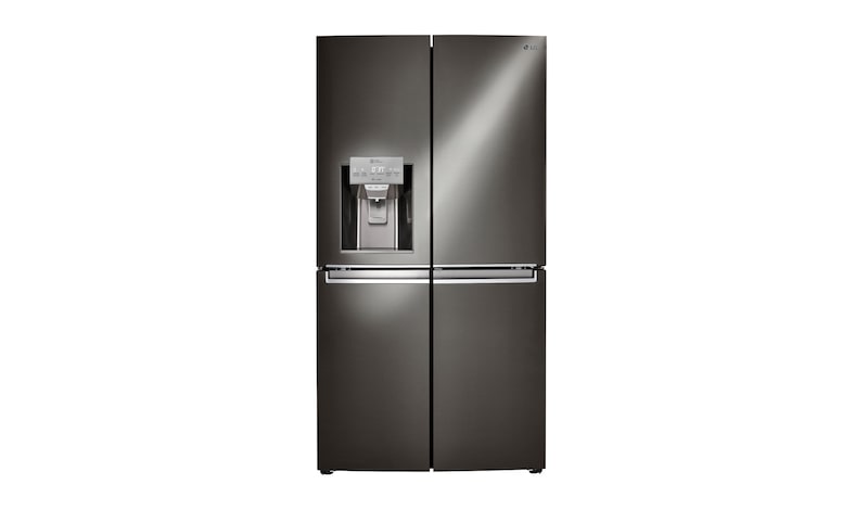 LG Réfrigérateur de 36 pouces en acier inoxydable noir avec porte à deux battants et porte dans la porte®, 30 pi³, LNXS30866D